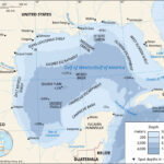 Gulf Of Mexico / Gulf Of America | Map, Name, Origin, Ecosystem | Map Of Gulf Coast Usa