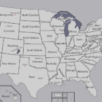 Had My Friend Fill Out The Us Mapmemory.. This Is What He Came | Fill In Map Of Usa
