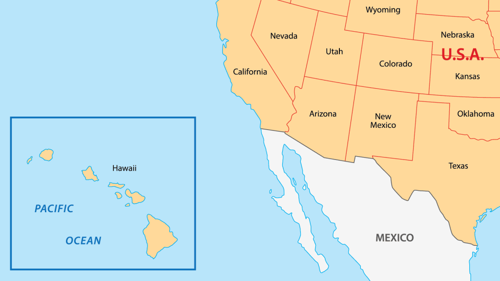 Hawaii Counties Map | Mappr | Map Of Usa And Hawaii