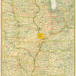 Highway Map Of Central And South Central States Via The Cairo | Road Map Of South Central USA