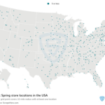 Hot Spring Store Locations In The Usa | Map Of Hot Springs In Usa