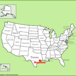 Houston Location On The U.s. Map   Ontheworldmap | Location Of Houston In USA Map