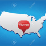 Houston On Usa Map Royalty Free Svg, Cliparts, Vectors, And Stock | Location Of Houston In Usa Map