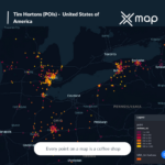 How Many Tim Hortons Are In Usa 2025 ? Xmap Ai | Map Of Tim Hortons In USA