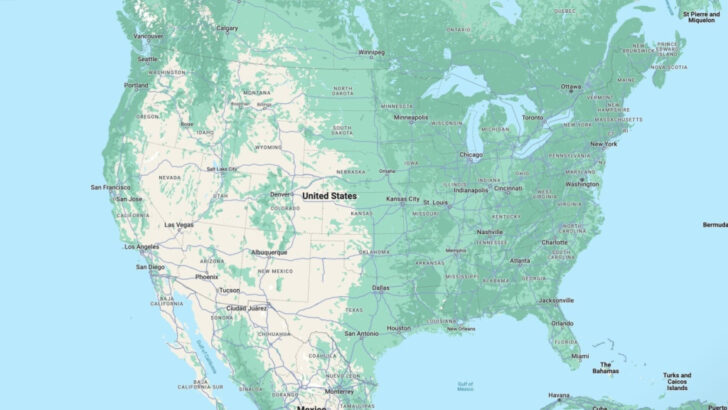 Google Map Of The Usa Google Map Of The Usa