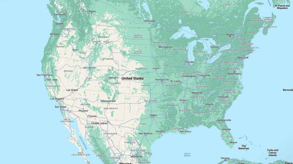 How To Avoid Google Maps&amp;#039; New Color Changes | Lifehacker | Google Map Of The Usa