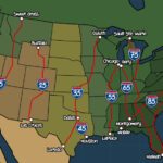 How To Navigate The Interstate System Without A Map, A Compass, Or | Highway Numbering System Major And Minor Interstate Map Of Usa