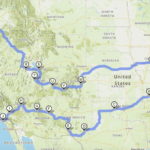 How To Plan A Cross Country Road Trip For Families On A Budget | Cool Printable Map Of USA For A Car Texas Road Trip