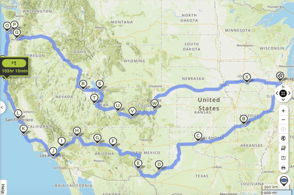 How To Plan A Cross-Country Road Trip For Families On A Budget | Cool Printable Map of USA For a Car-Texas Road Trip