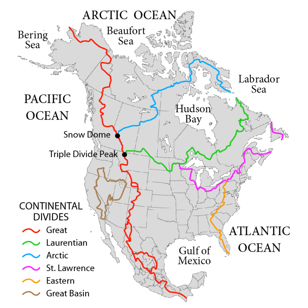 Hudson Bay Drainage Basin - Wikipedia | Map of USA Hudson River