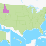 Idaho | Free Study Maps | Idaho On Map Of USA