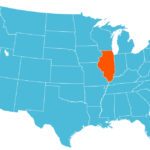 Illinois Map   Guide Of The World | Illinois On Map Of Usa