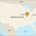 Indiana | Flag, Facts, Maps, & Points Of Interest | Britannica | Indiana On Map Of Usa