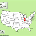Indiana Location On The U.s. Map   Ontheworldmap | Indiana On Map Of USA
