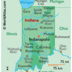 Indiana Maps & Facts   World Atlas | Indianapolis On Map Of Usa