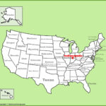 Indianapolis Location On The U.s. Map   Ontheworldmap | Indianapolis On The Map Of USA