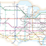 Infographic: U.s. Interstate Highways, As A Transit Map | Major Highway Map Of USA