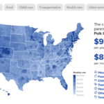 Interactive: Family Budget Map   Blog | Cost Of Living Map Of Usa