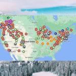 Internet Hero Creates Helpful Map Of Almost Every Mega Pass Ski | Map Of All Ski Resorts In USA