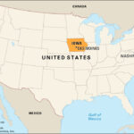 Iowa | Flag, Facts, Maps, & Cities | Britannica | Iowa On The Map Of USA
