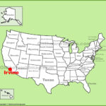 Irvine Location On The U.s. Map   Ontheworldmap | Map Of Irvine California USA