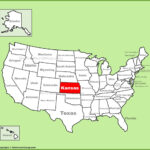 Kansas Location On The U.s. Map   Ontheworldmap | Where Is Kansas On The Map Of USA