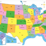 Labeled U.s. Practice Map | Labeled Map Of The Usa