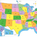 Labeled U.s. Practice Map | Map Of The USA With States Labeled