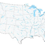 Lakes And Rivers Map Of The United States   Gis Geography | Physical Map Of Rivers In USA