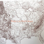 Landform Outline Map Of The United States – Raisz Landform Maps | Map Of The USA With Landforms