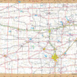 Large Detailed Map Of Kansas With Cities And Towns   Ontheworldmap | Printable Map Of Kansas Usa