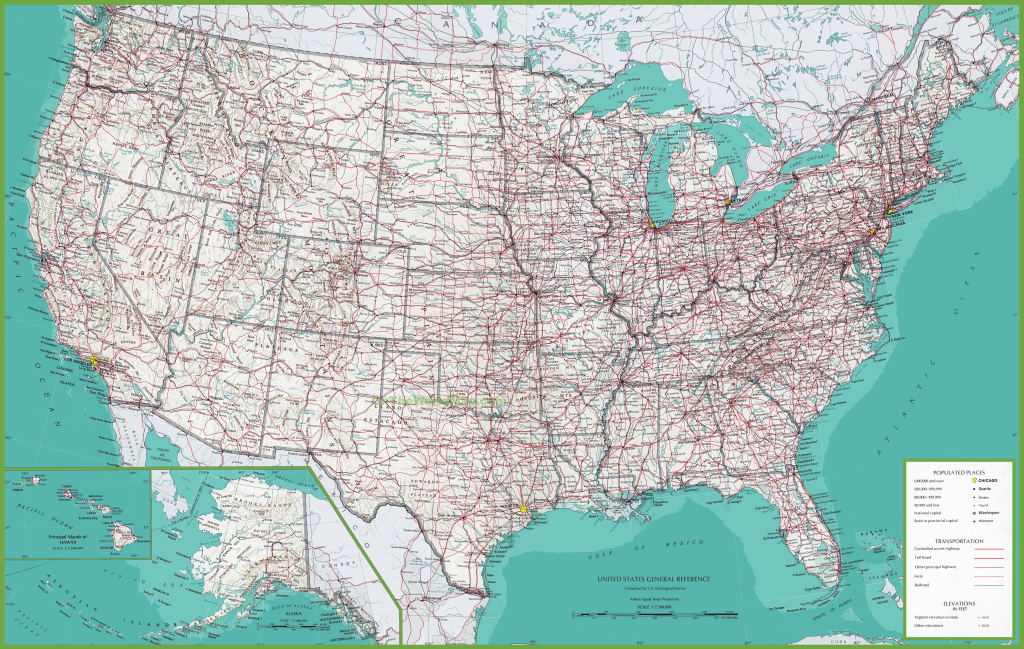 Large Detailed Map Of Usa - Ontheworldmap | Detailed Map of the USA