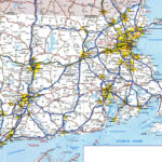Large Detailed Roads And Highways Map Of Connecticut | Detailed Map Of Connecticut Usa