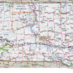 Large Detailed Roads And Highways Map Of South Dakota With All | Road Map Of South Dakota USA