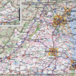 Large Detailed Roads And Highways Map Of Virginia State With | Detailed Map Of Virginia USA