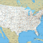 Large Size Road Map Of The United States   Worldometer | Road Map Of Central USA