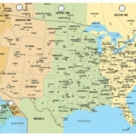 Large Usa Area Codes Map With Time Zones | Usa (United States Of | Map Of Time Zones Usa With Cities