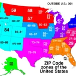 List Of 5 Digit Zip Codes United States: American Postal Code | Zip Code Map Of Usa