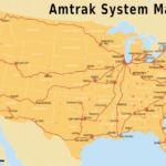 List Of Amtrak Routes   Wikipedia | Map Of USA Train Routes