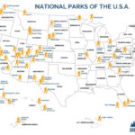 List Of National Parks In The Usa 2025 (+ Map And Checklist) | Map Of National Parks And Monuments In USA