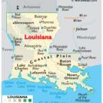Louisiana Maps & Facts   World Atlas | New Orleans On A Map Of The USA
