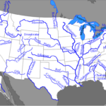 Major Rivers In The Usa : R/Mapporn | Map Of USA Ohio River