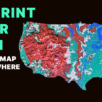 Make 3D Printed Terrain Maps Of Any Location For Free! | Create 3D Lanscape Map Of Usa