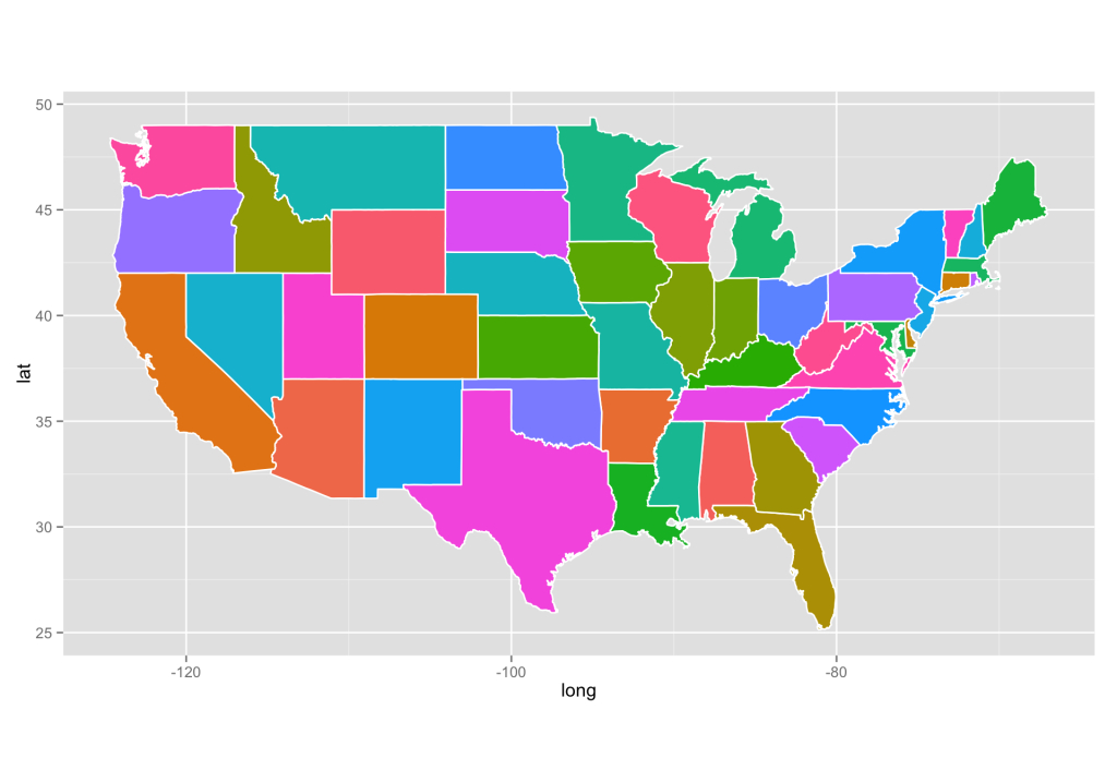 Making Maps With R · Reproducible Research. | R Plot Usa Map With Different Cluster Of States