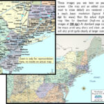 Map Northeast Region County City Highway Color | Printable Map Of Northeast Usa With States And Cities
