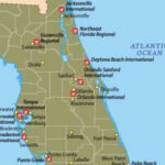 Map Of Airports In North Africa And The United States | Map Of Airports In Florida USA