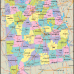 Map Of Alabama   Detailed Alabama Map With Cities, Counties And | Map Of Alabama Usa With Cities