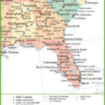 Map Of Alabama, Georgia And Florida   Ontheworldmap | Map Of Georgia Usa And Florida