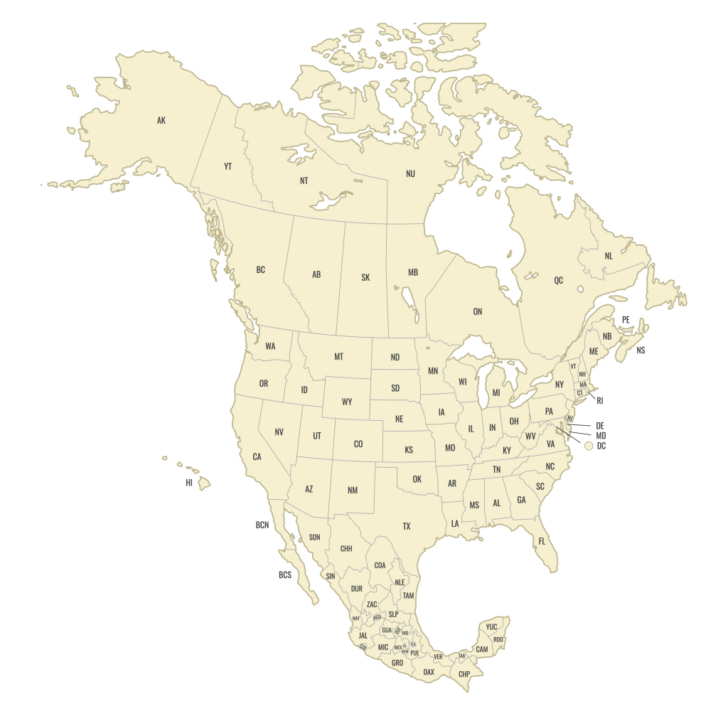 Maps of USA and Canada Maps of USA and Canada