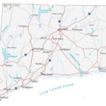 Map Of Connecticut   Cities And Roads   Gis Geography | Detailed Map Of Connecticut USA